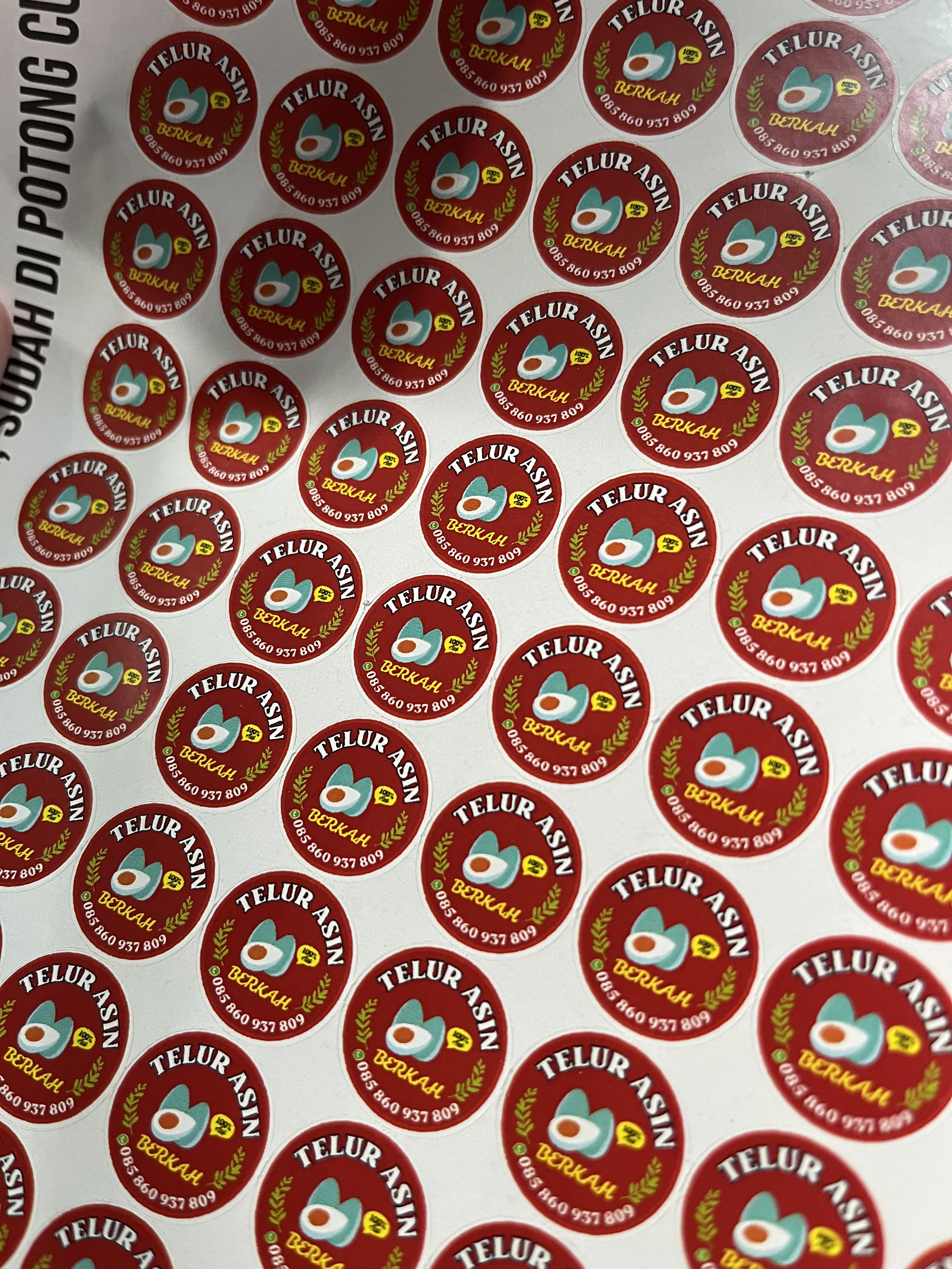 Stiker Print and Cut